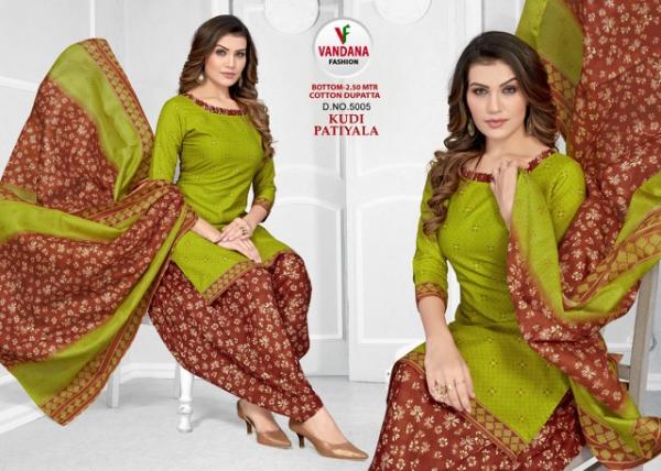 Vandana Kudi Patiyala Vol-5 Cotton Designer Exclusive Dress Material